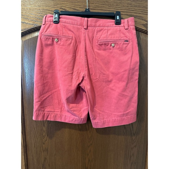 Salmon Colored POLO Ralph Lauren Chino Shorts Classic Fit Casual 9" sz 32 - Picture 3 of 7